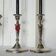 Elegant pair of candlesticks from the prestigious Spanish house Pedro Du.