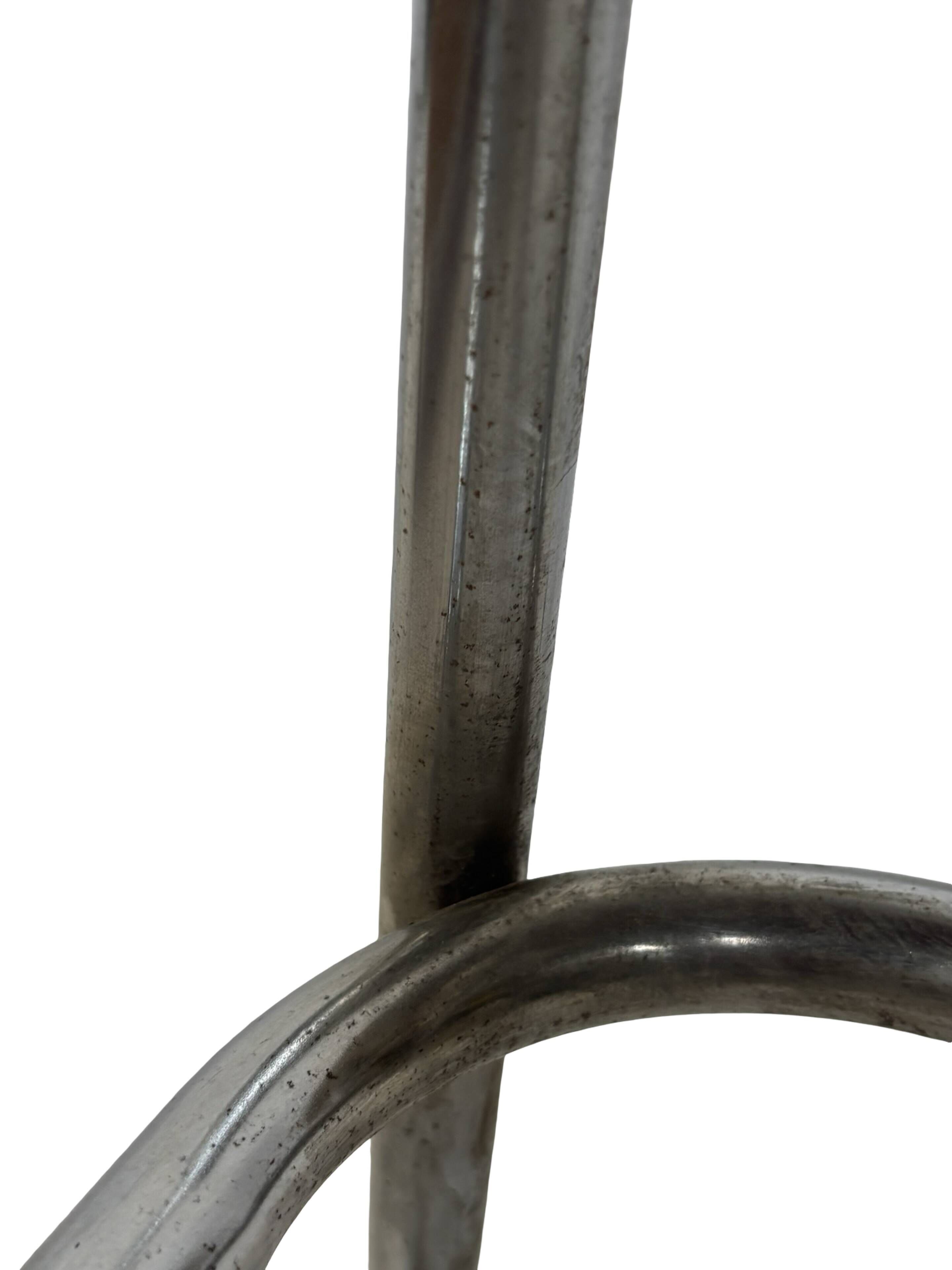 Tabouret de bar vintage Dal Vera sélectionné par Charlotte Perriand design 'Les Arcs'