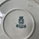 Ancient iron earth dish, opaque Gien porcelain, Harlem model