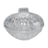 Vintage France chiseled glass candy