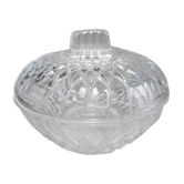 Vintage France chiseled glass candy