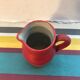 Former pitcher in red sandstone with grey interior - anse decoration vintage kitchen