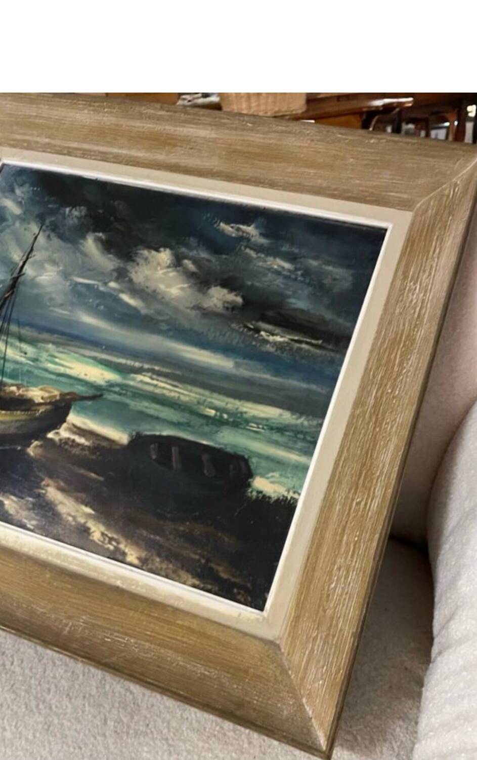 Maurice Vlaminck oil on canvas seascape