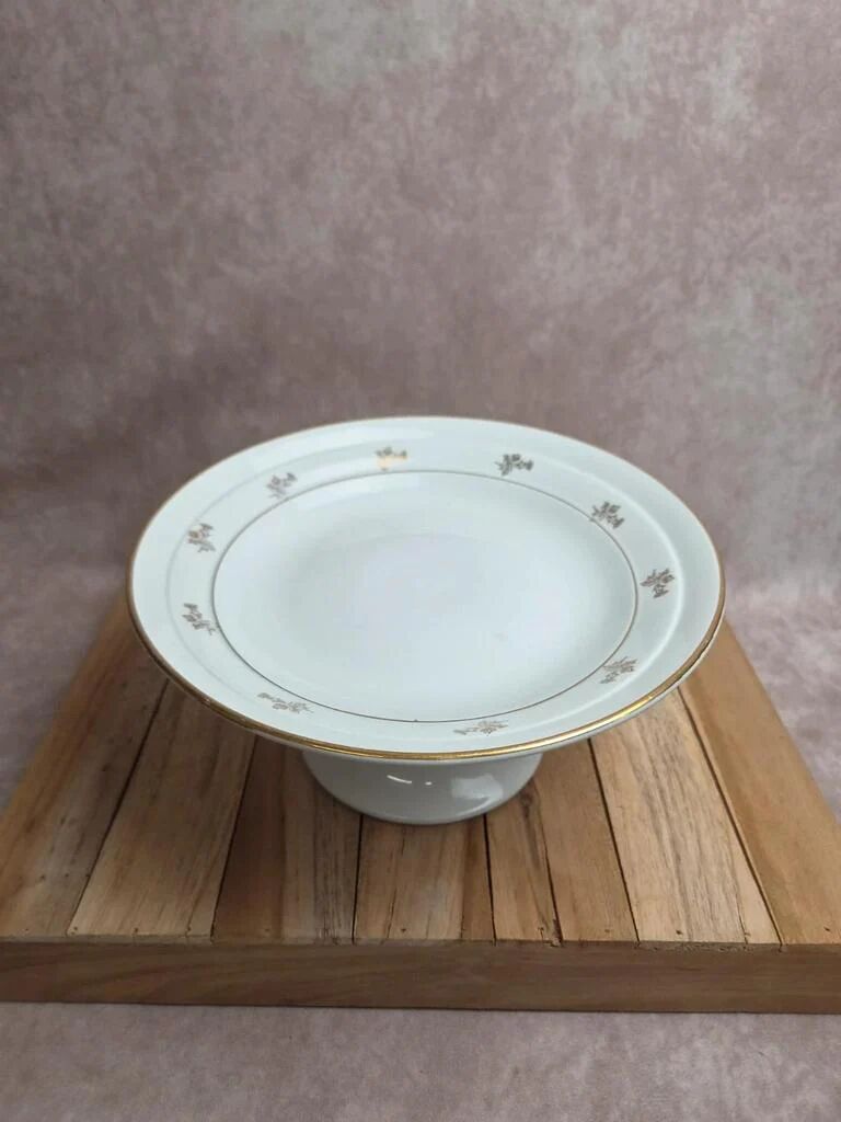 High footed compotier Saint-Amand model Provence