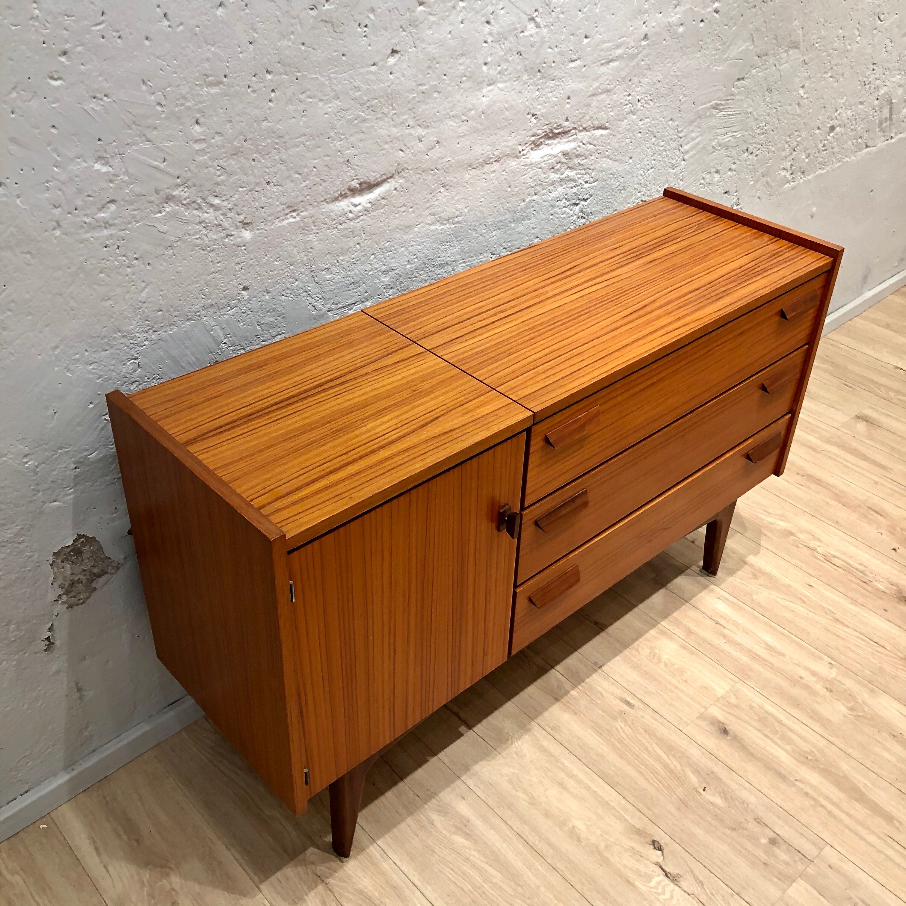 Roger Landault 1960 hairdresser in teak