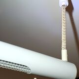 Massive 1980s Set of 2 Industrial Pendant Lamps