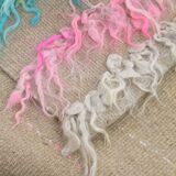 3x10 Pink & Blue Kilim Runner Rug, 94x294Cm