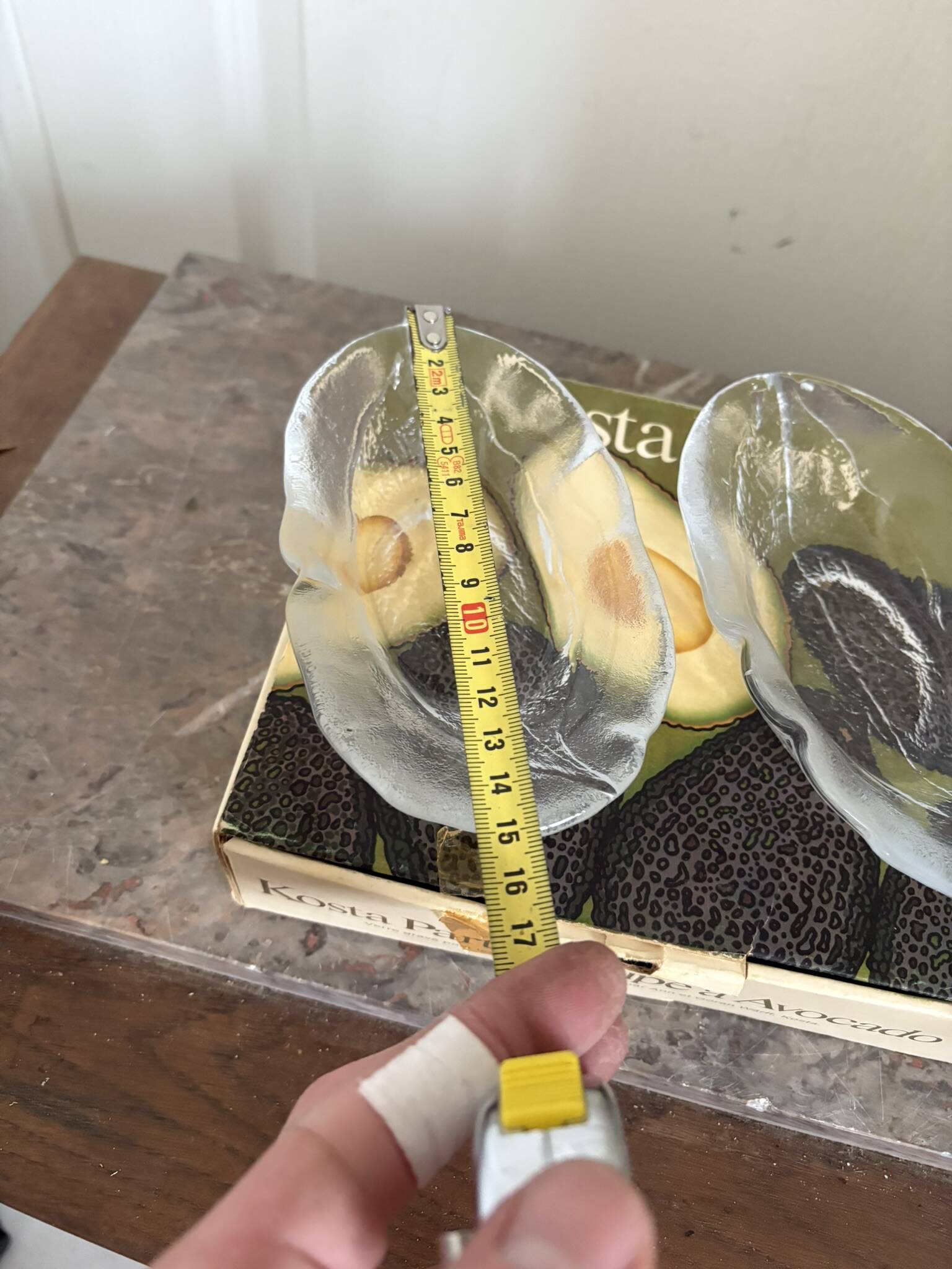 Vintage Avocado Coupe Glass KOSTA Party Engraved