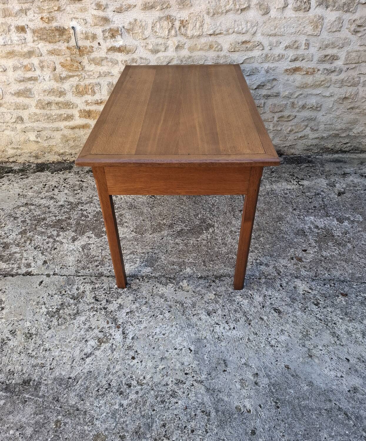 Oak farmhouse table