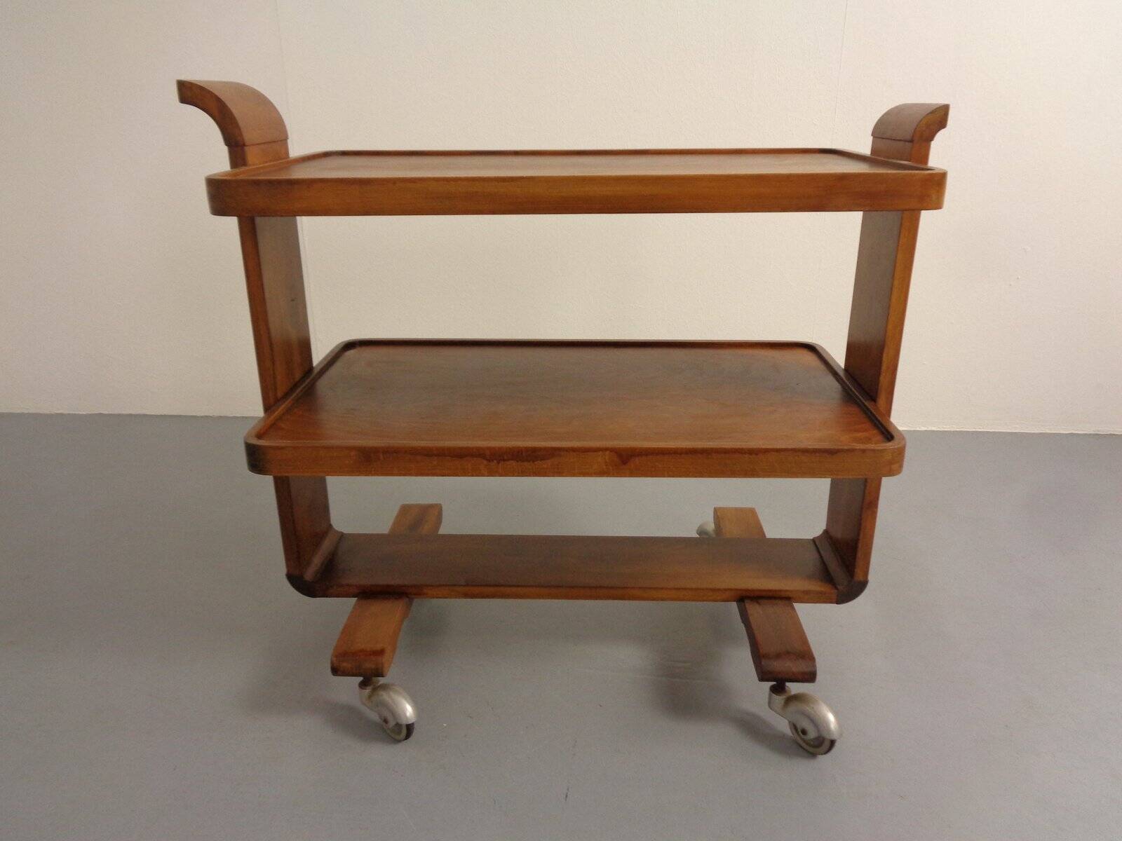 Art Deco Rollable Serving Cart, 1930s