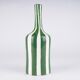 Vase artisanal strié grosses rayures