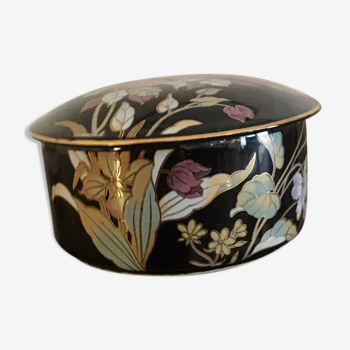 Boîte à bijoux ou bonbonnière en porcelaine SHIBATA  made in Japan - Vintage année 1970 -