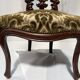Napoleon III period armchair in carved mahogany, 19th century.