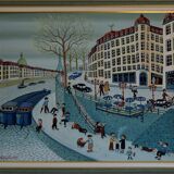 Tableau ancien Seutin Philippe 1948