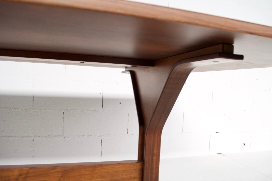 Table haute palissandre Gianfranco Frattini années 50' Bernini éditeur