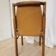Vintage Janez Lajovic Leather Dining Chair: Mid-Century Modern 1980s