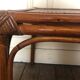 Table low rectangular rattan and caning