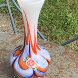 Opaline vase, stamped bb, Florence made in Italy, vintage