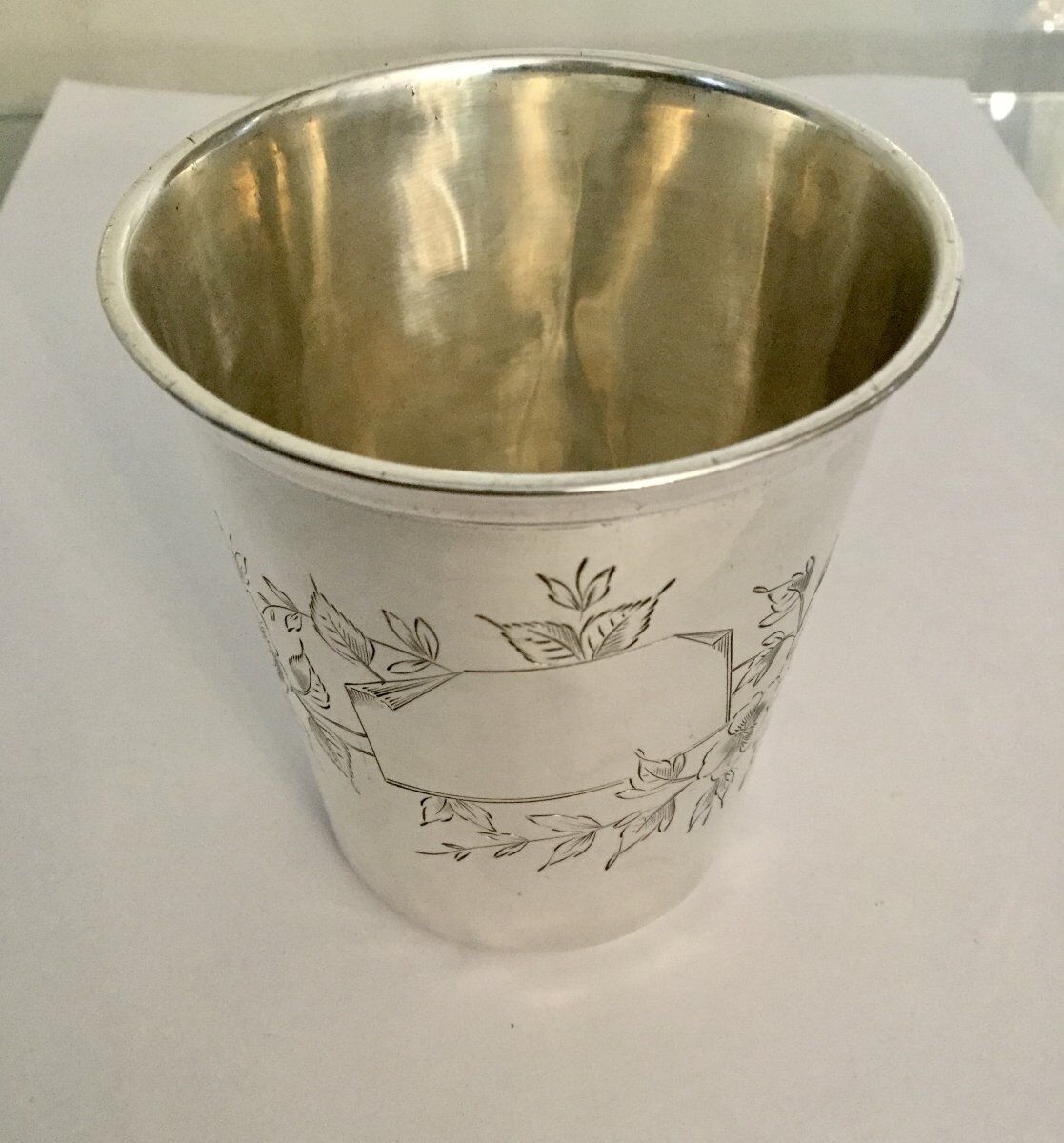 Armand fresnais - solid silver timbale