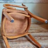 Fauteuil enfant  en bois courbé ancien