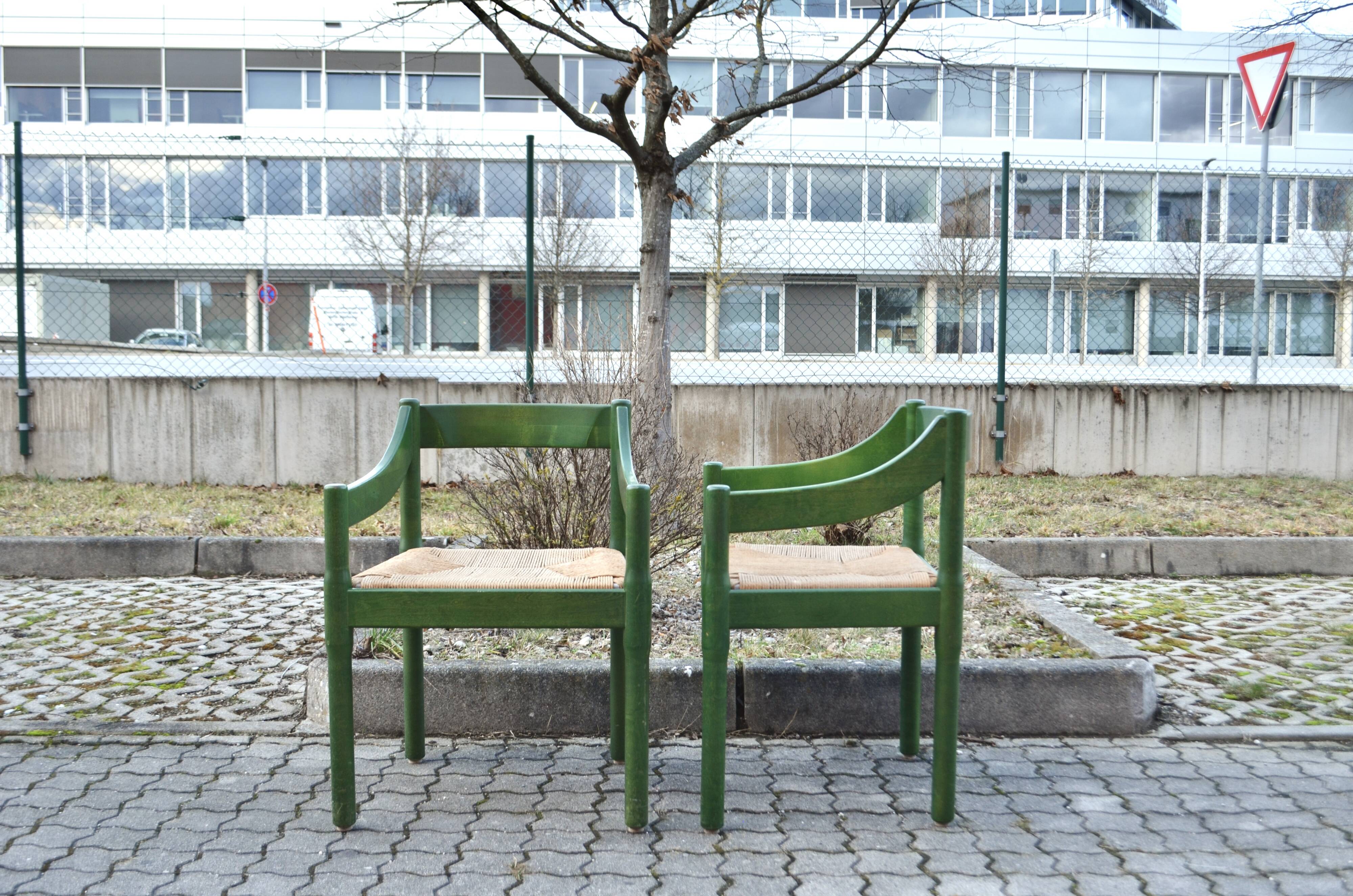 Cassina Model Carimate chair by Vico Magistretti, Set of 6