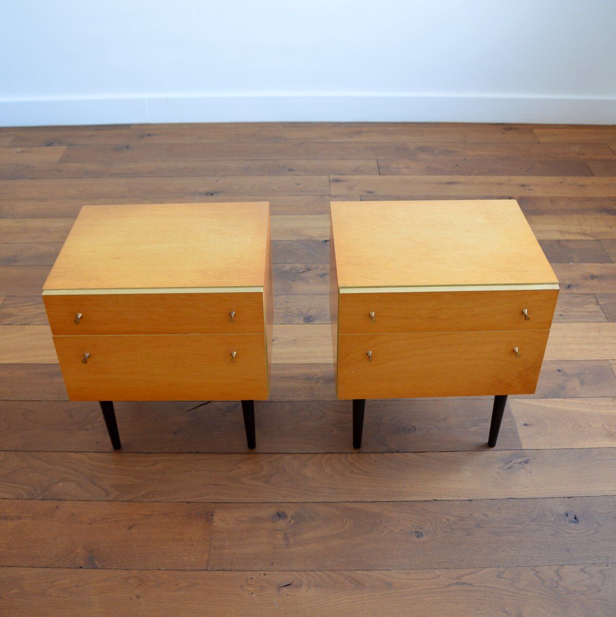 Pair of vintage bedside tables 1960