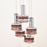 Space Age Cascading Pendant from Polam, 1960s