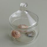 Small candy box or transparent glass jar