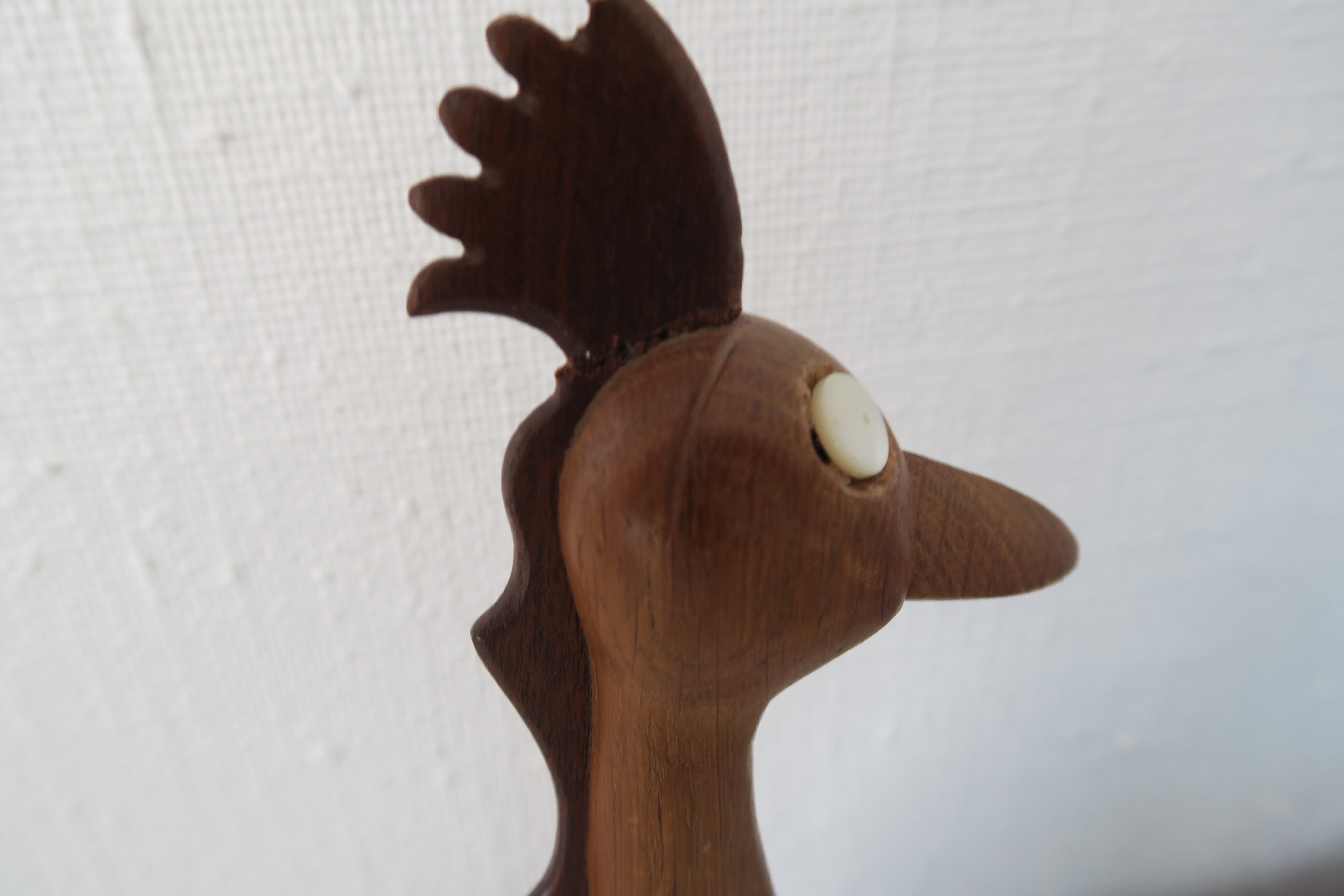 Toy wood giraffe vintage scandinavian teak 1960-70