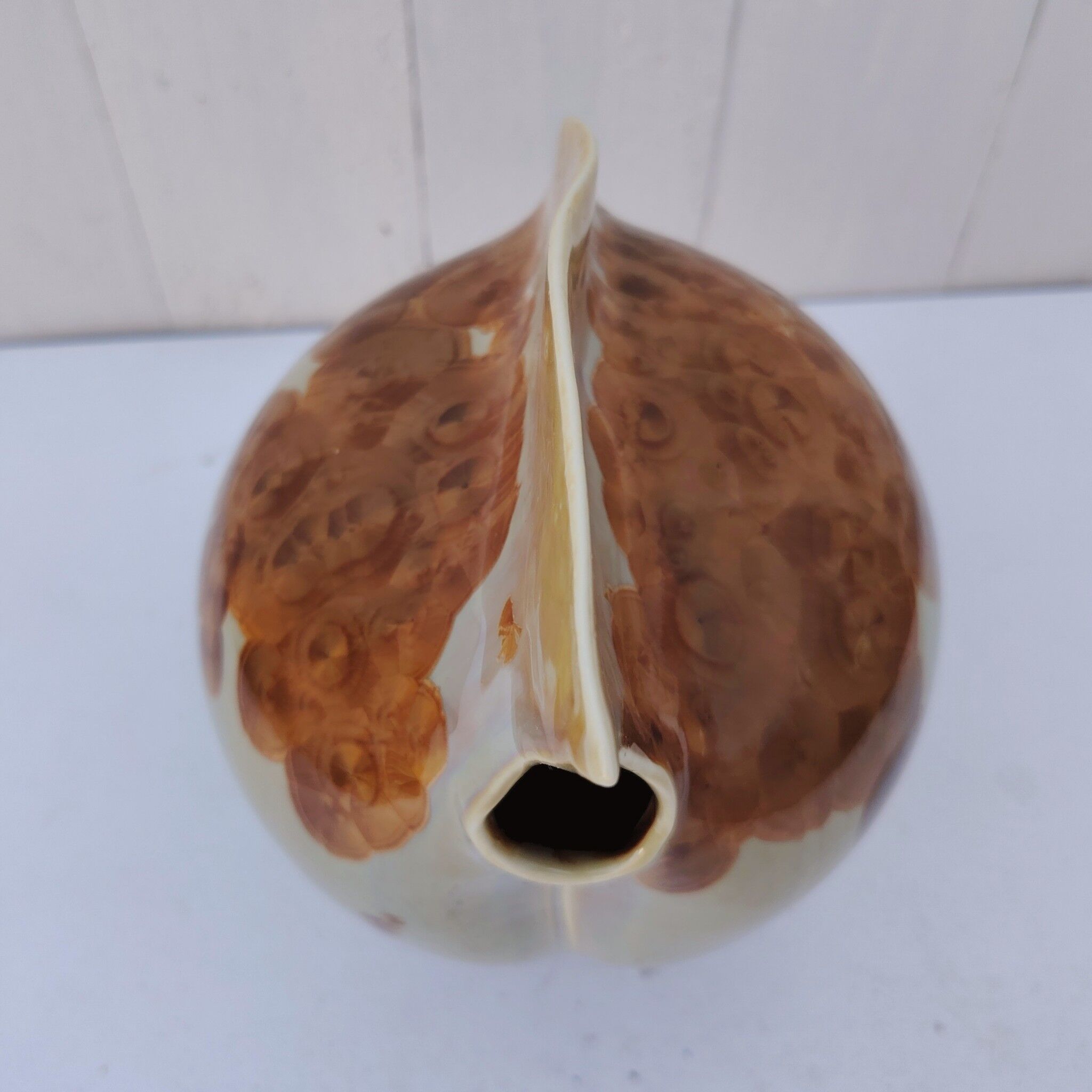 Free-form vase, porcelain stoneware, Matthieu Liévois