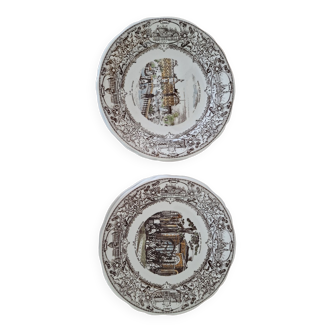 Gien dessert plates
