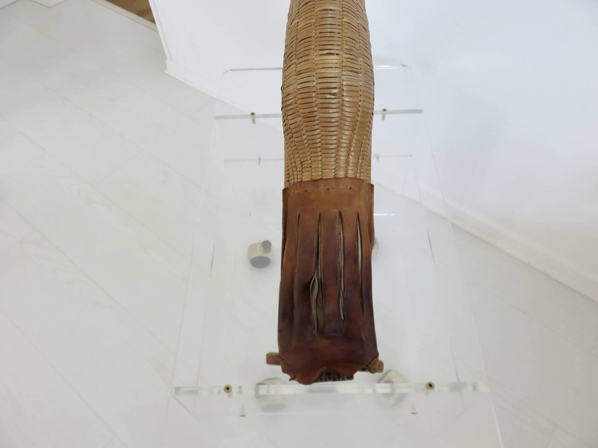 Old chistera, large glove, 62cm, Basque Country, cesta punta, jai alai