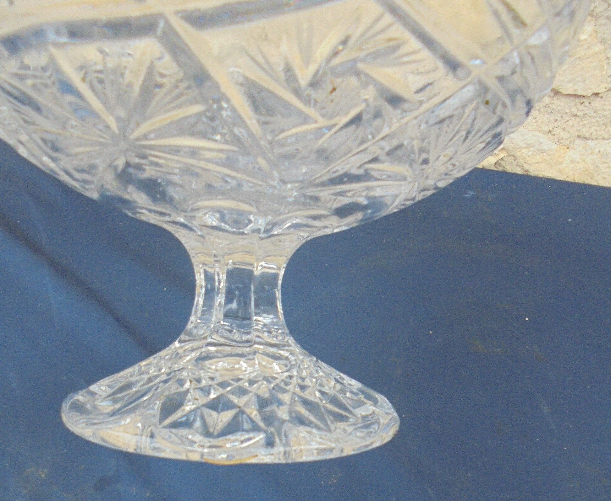 Mounted Cup, Crystal Glass