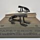 Two metal clipboard frogs patinated vintage brutalist