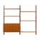 Poul Cadovius shelving unit with a desk in walnut for Cado, 1960s