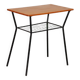 Table vintage en métal et bois des années 1960