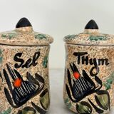 Spice pots Salt & Thyme Vallauris