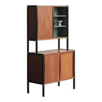 1-Bay freestanding wall unit by Bertil Fridhagen, Sweden, 1960s