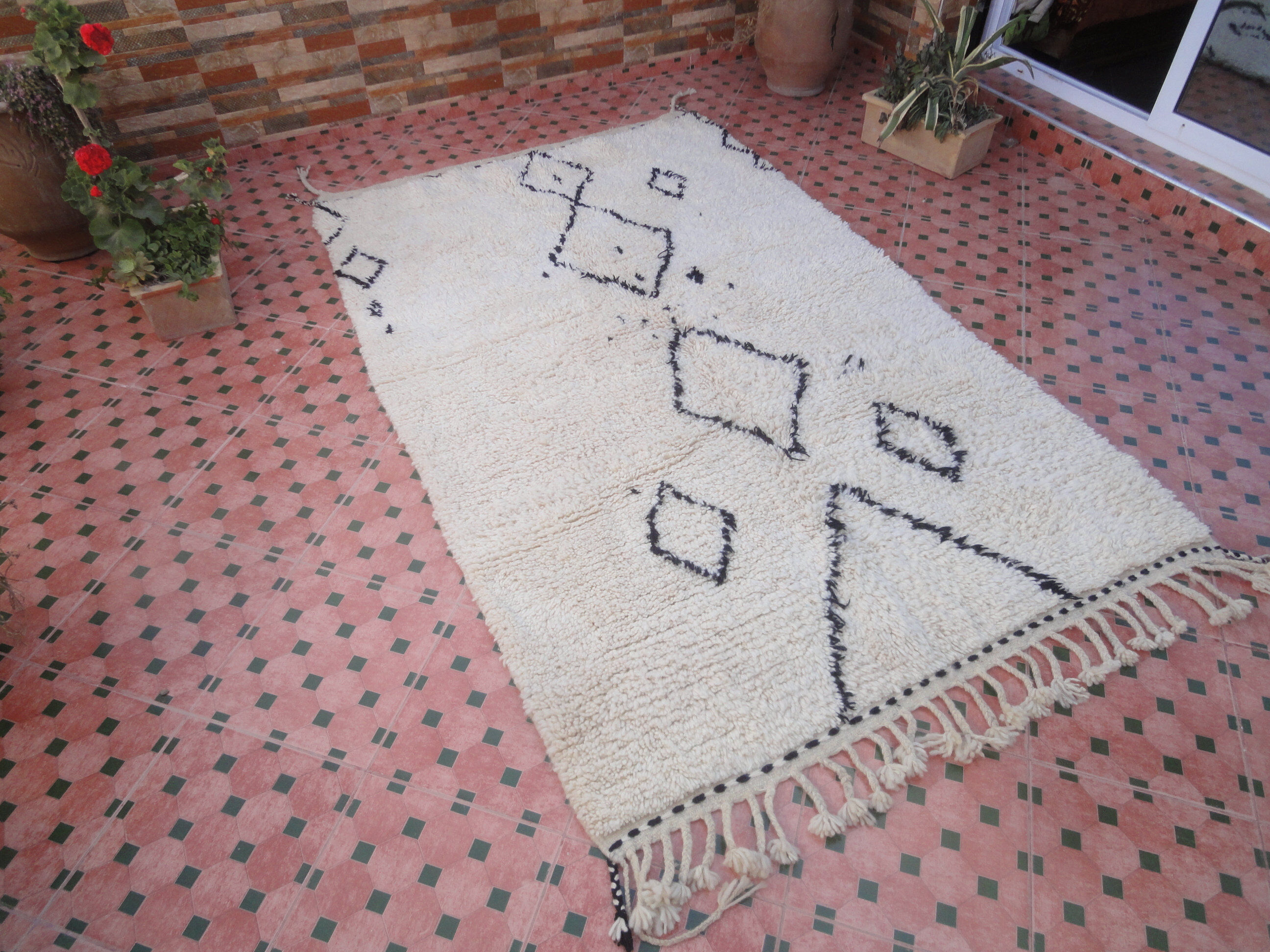 Carpet beni ourain 237 x 148 cm