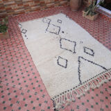 Carpet beni ourain 237 x 148 cm