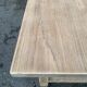 Table à manger de ferme rénovée en chêne brut du XXème 180cm tiroir