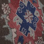 Tapis vintage turc de oushak tissé à la main 84x220 cm