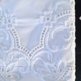 Embroidered tablecloth and 12 towels
