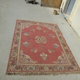 Classic Caucasian rug, pink floral - 168 X 225 cm