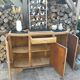 Buffet ancien art déco bois et marbre