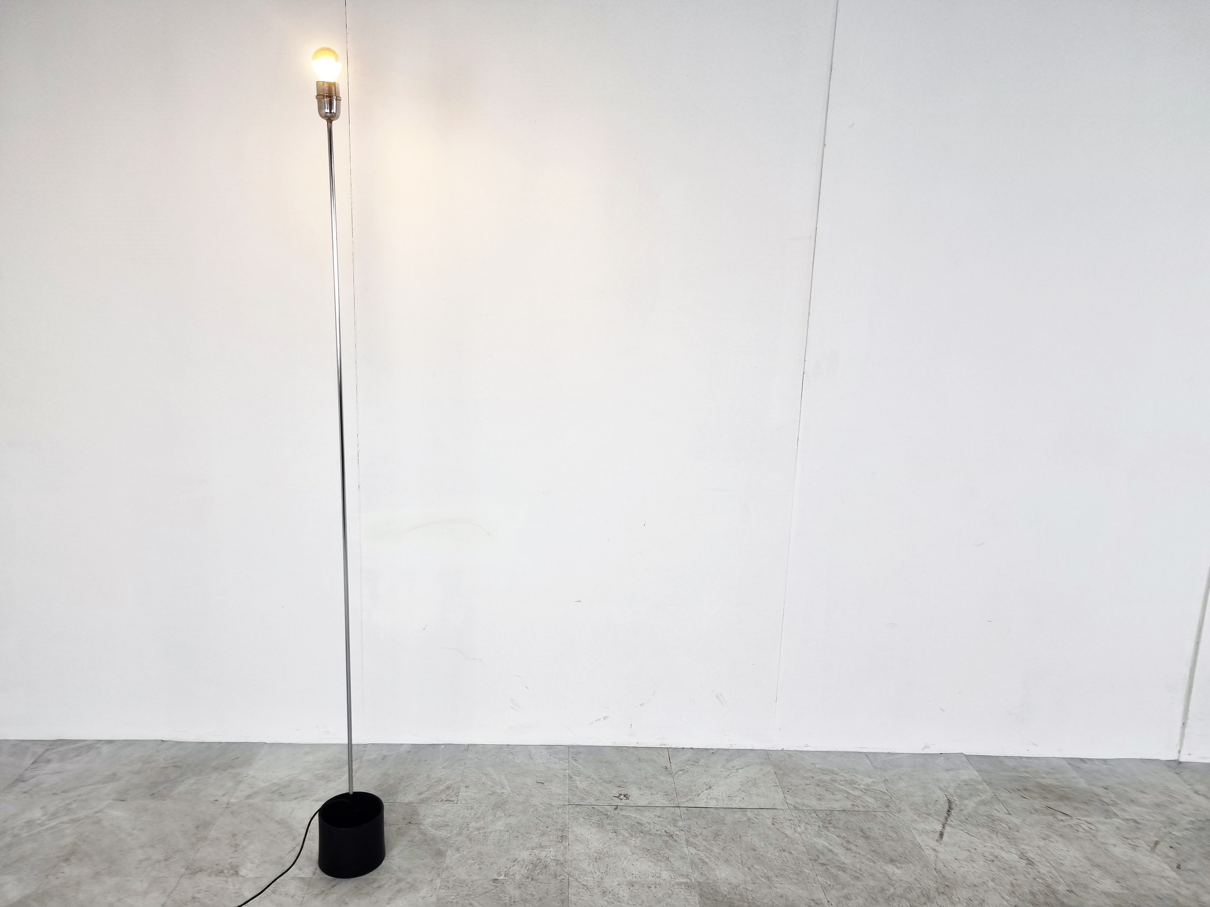 Minimalist italian floor lamp, 1970s