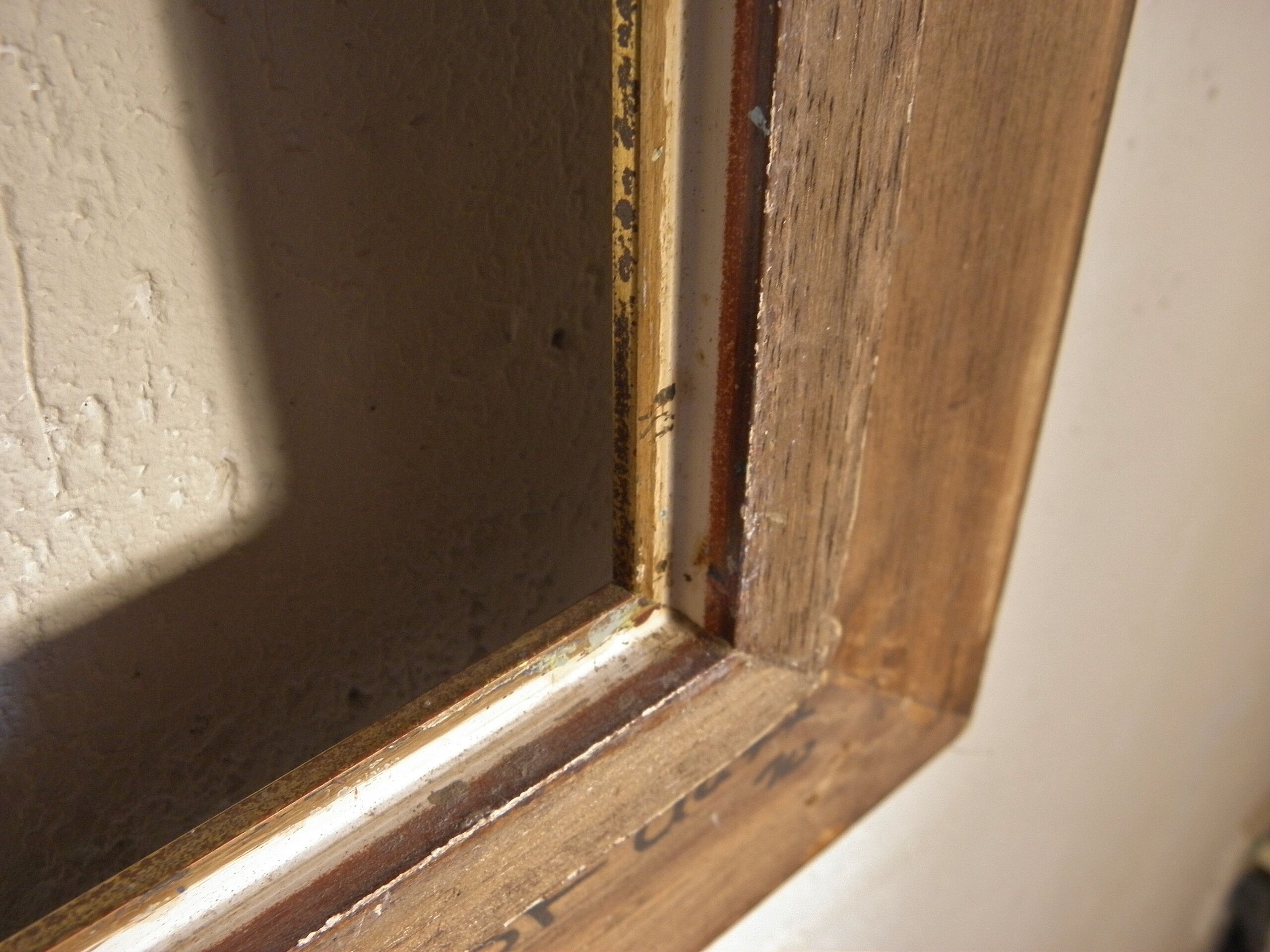 Gilded wood frame 85 x 74 cm