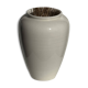 Modern oblong white vase H18.5