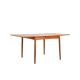 Extendable teak table by Poul Hundevad, Denmark
