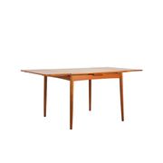 Extendable teak table by Poul Hundevad, Denmark